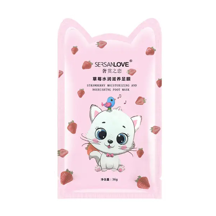 

Уцінка! Зволожувальна маска для ніг Sersanlove Strawberry Moisturizing And Nourishing Foot Mask з екстрактом полуниці, 36 г
