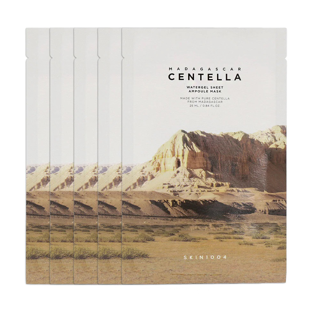 

Тканинна маска для обличчя Skin1004 Madagascar Centella Watergel Sheet Ampoule Mask, 5*25 мл