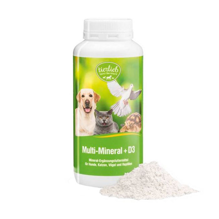 

Минеральний комплекс для собак, котів, птахів та рептилій Tierlieb Multi Mineral For Dogs, Cats, Birds And Reptiles, 200 г