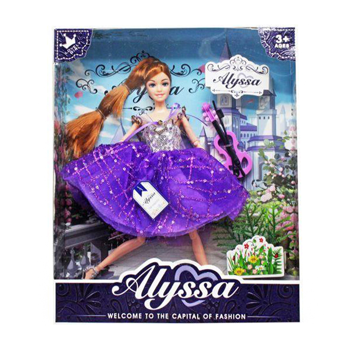 

Дитяча лялька Alyssa Welcome To The Capital Of Fashion, у коробці, від 3 років (26025)