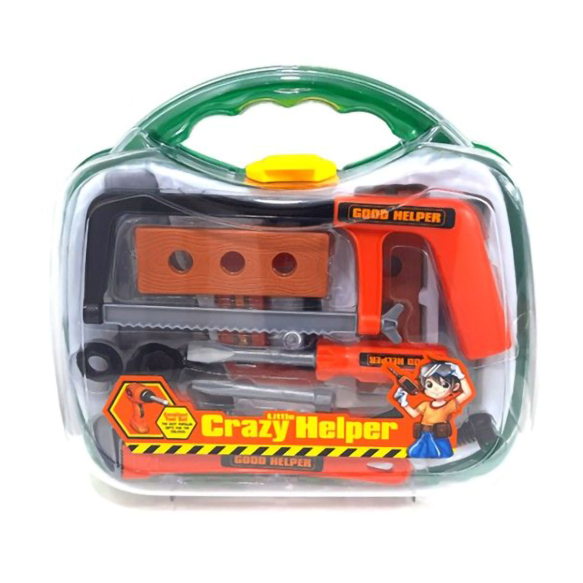 

Дитячий набір інструментів YG Toys Crazy Helper в саквояжі, від 3 років (3255-A8)