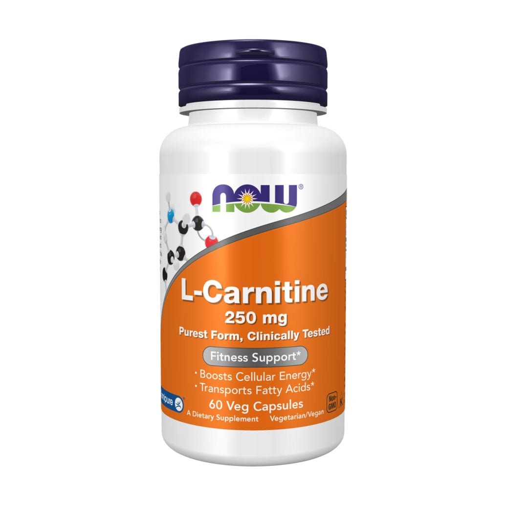 

L-Карнітин NOW foods L-Carnitine 250 мг, 60 капсул