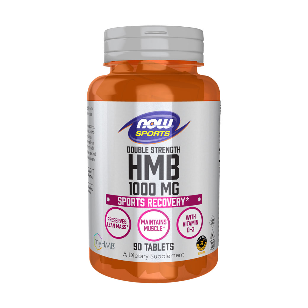 

Уцінка! Гідроксиметилбутират NOW foods HMB 1000 мг, 90 таблеток