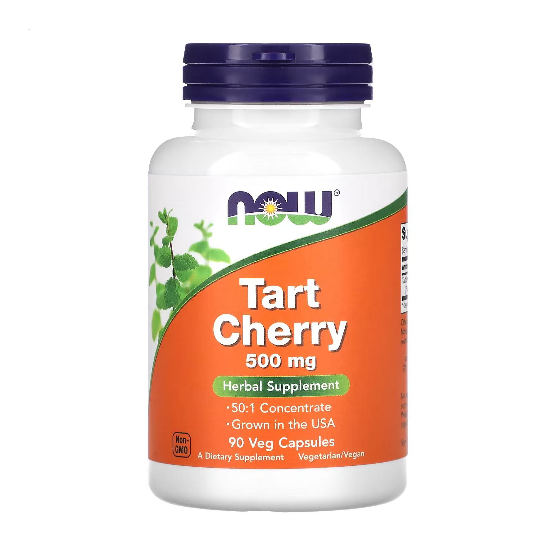 

Екстракт дикої вишні NOW Foods Tart Cherry 500 мг, 90 капсул