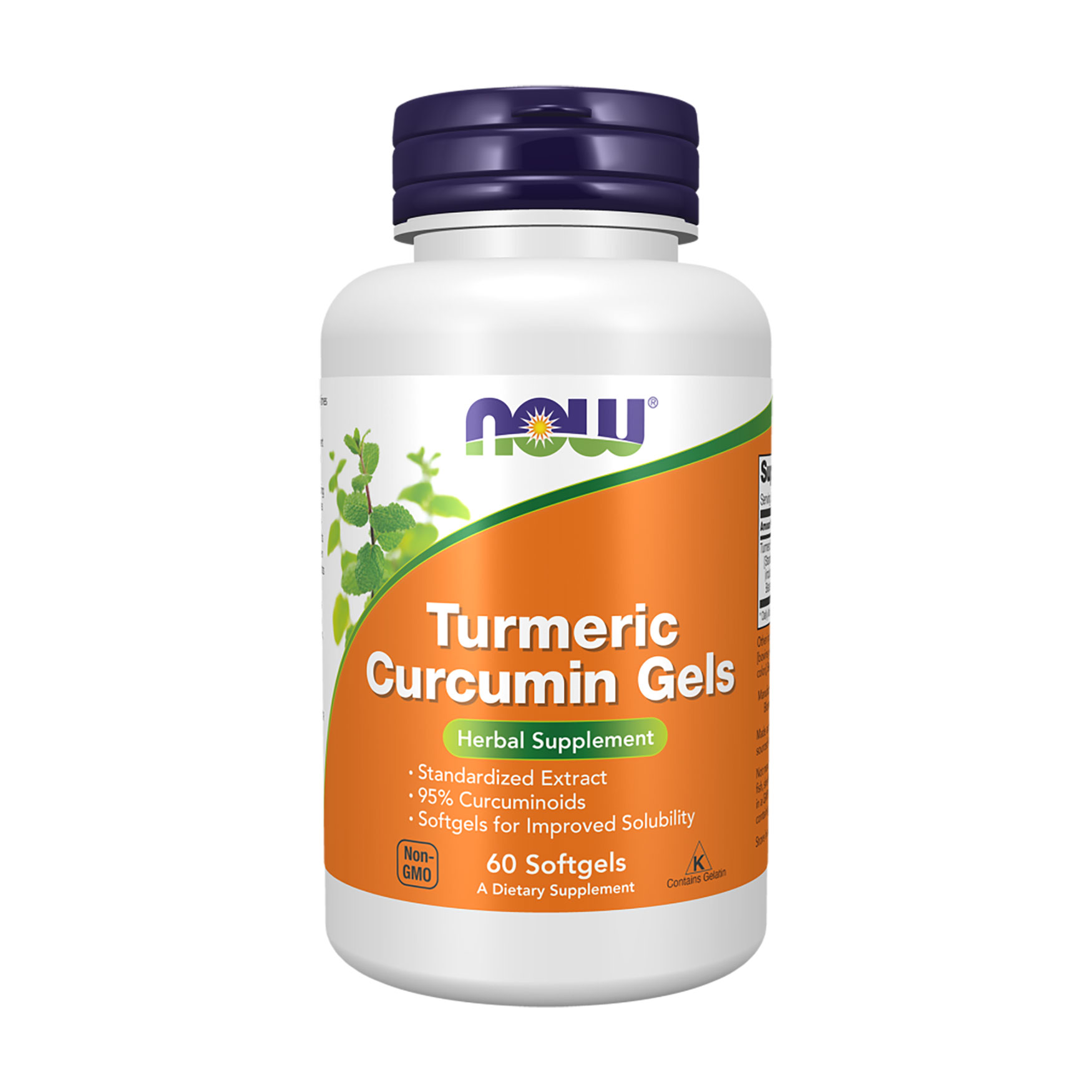 

Куркумін NOW Foods Turmeric Curcumin Gels, 60 гелевих капсул