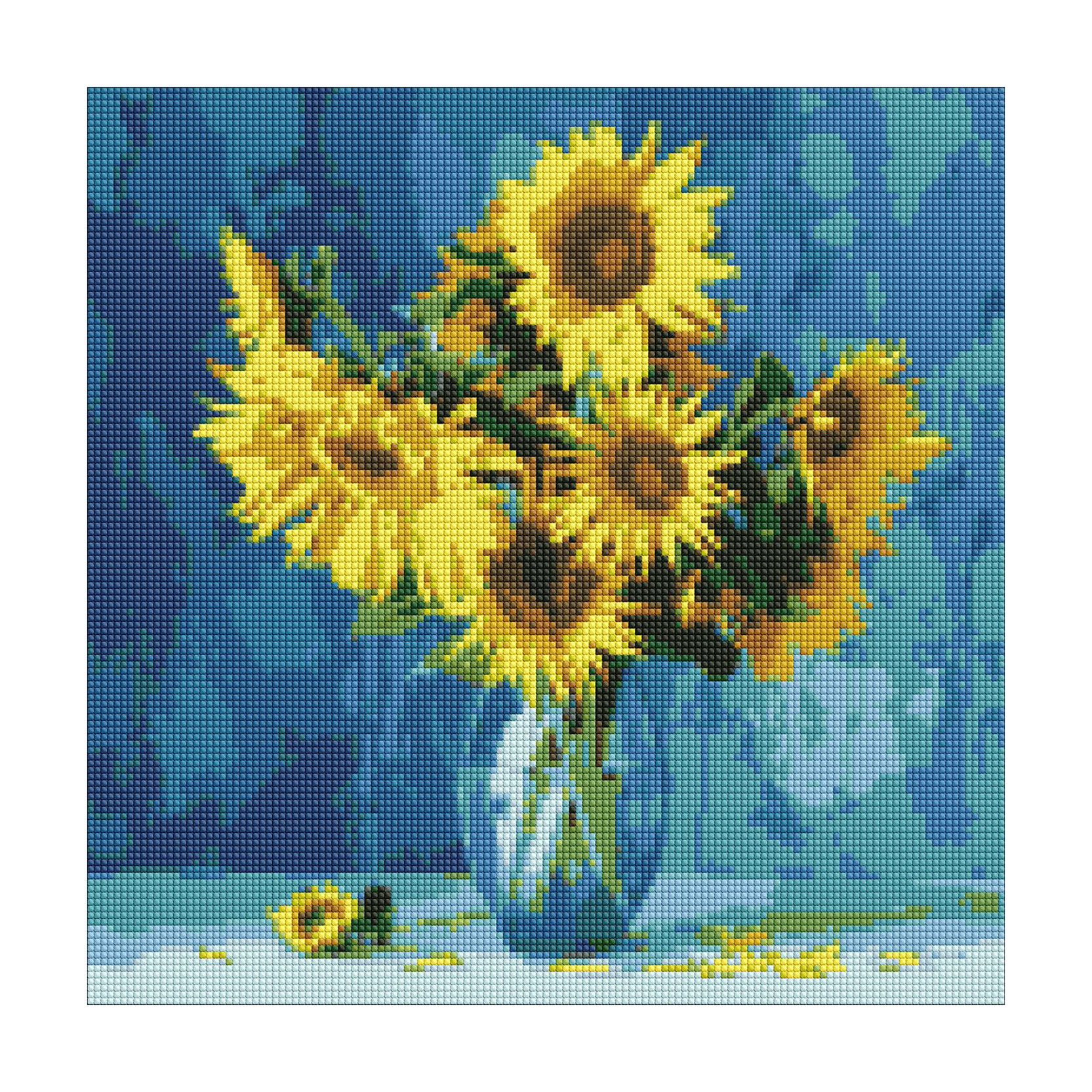 

Алмазна мозаїка Ideyka Улюблені соняшники, 40*40 см (AMO7189)