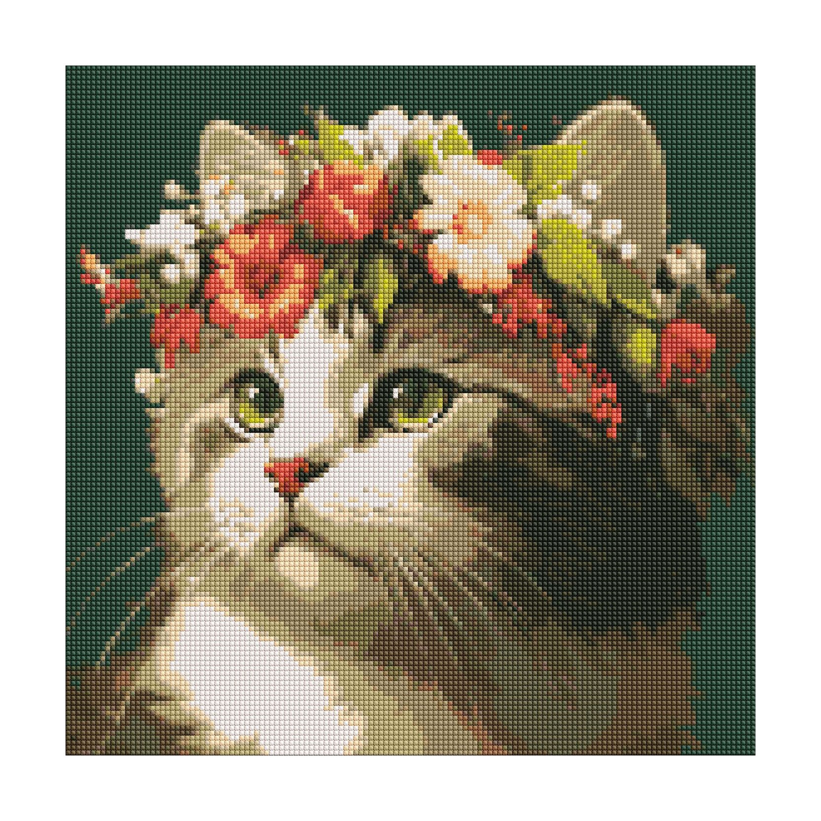 

Алмазна мозаїка Ideyka Весняний вінок, 40*40 см (AMO7665)