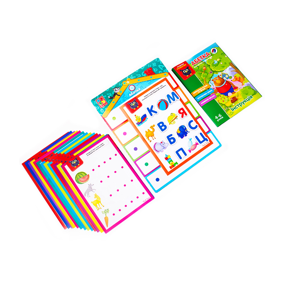 

Гра з магнітною дошкою Vladi Toys Абетка, українською мовою, від 4 років (VT5412-01)
