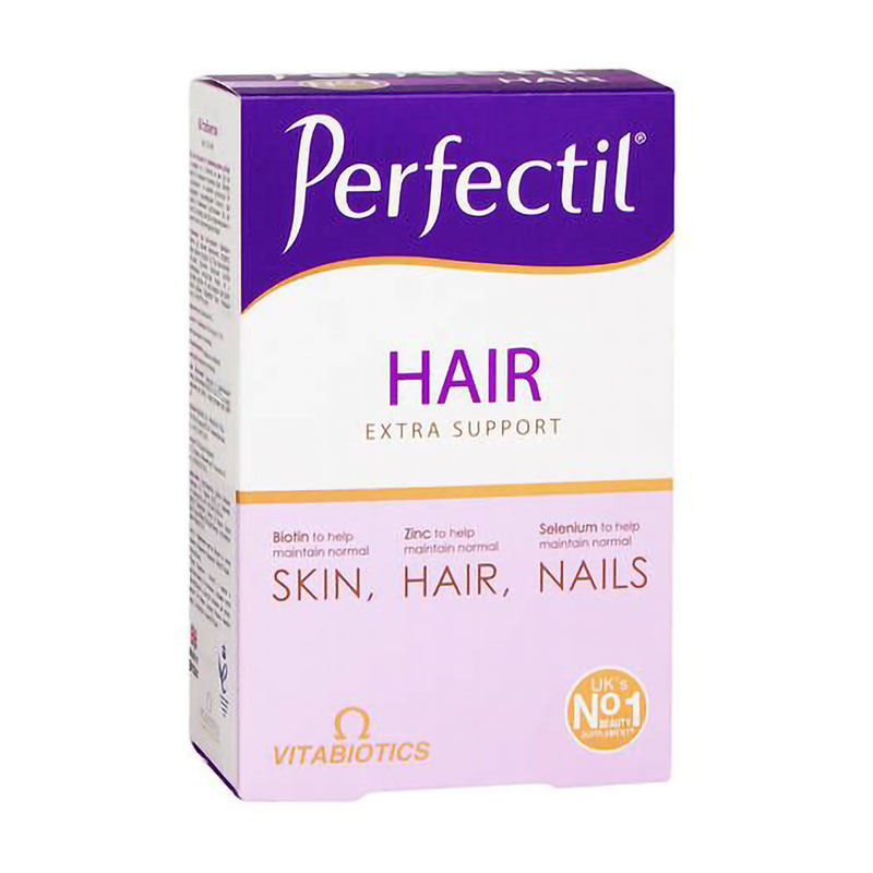 

Уцінка! Розкішне волосся Vitabiotics Perfectil Plus Hair, 60 таблеток