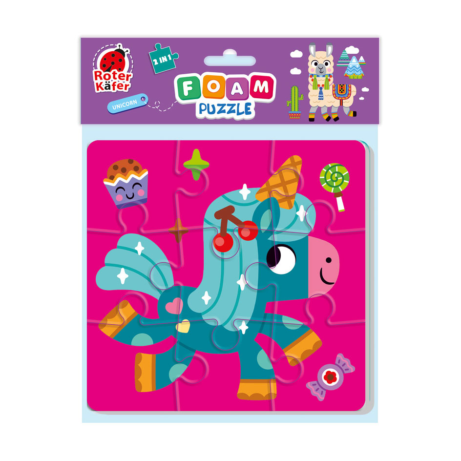 

М'які пазли 2 в 1 Roter Kafer Єдинороги, 25 елементів, від 3 років (RK6050-02)