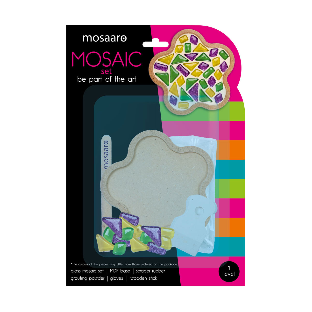 

Набір для творчості Mosaaro Скляна мозаїка Квітка, від 14 років (MA1010)