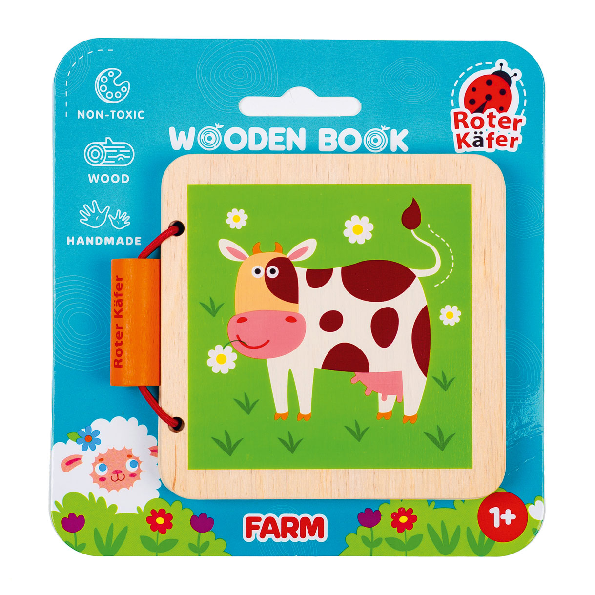 

Дерев'яна книжечка Roter Kafer Ферма, від 1 року (RW3032)