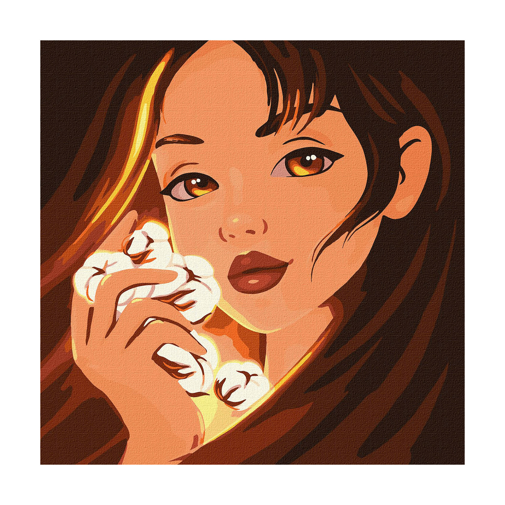 

Картина за номерами Ideyka Чарівна бавовна, 40*40 см (KHO2583)