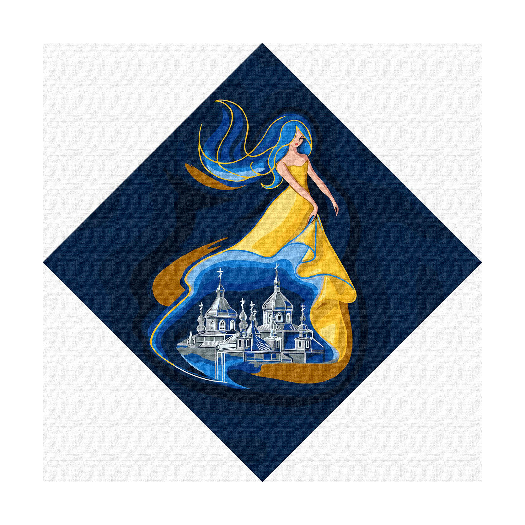 

Уцінка! Картина за номерами Ideyka Берегиня м. Ковель, 30*30 см (KHO4983)