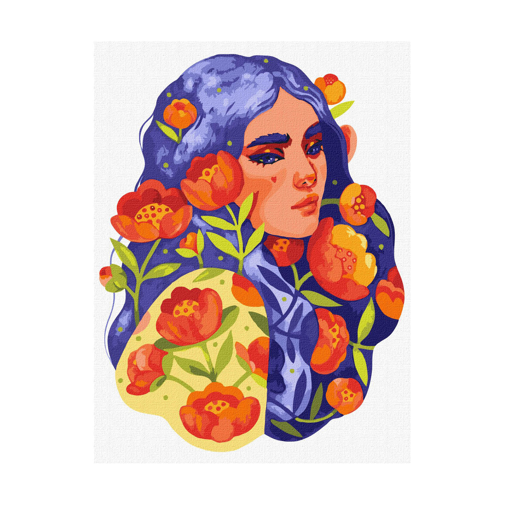 

Картина за номерами Ideyka Синьоока весна, 30*40 см (KHO2661)