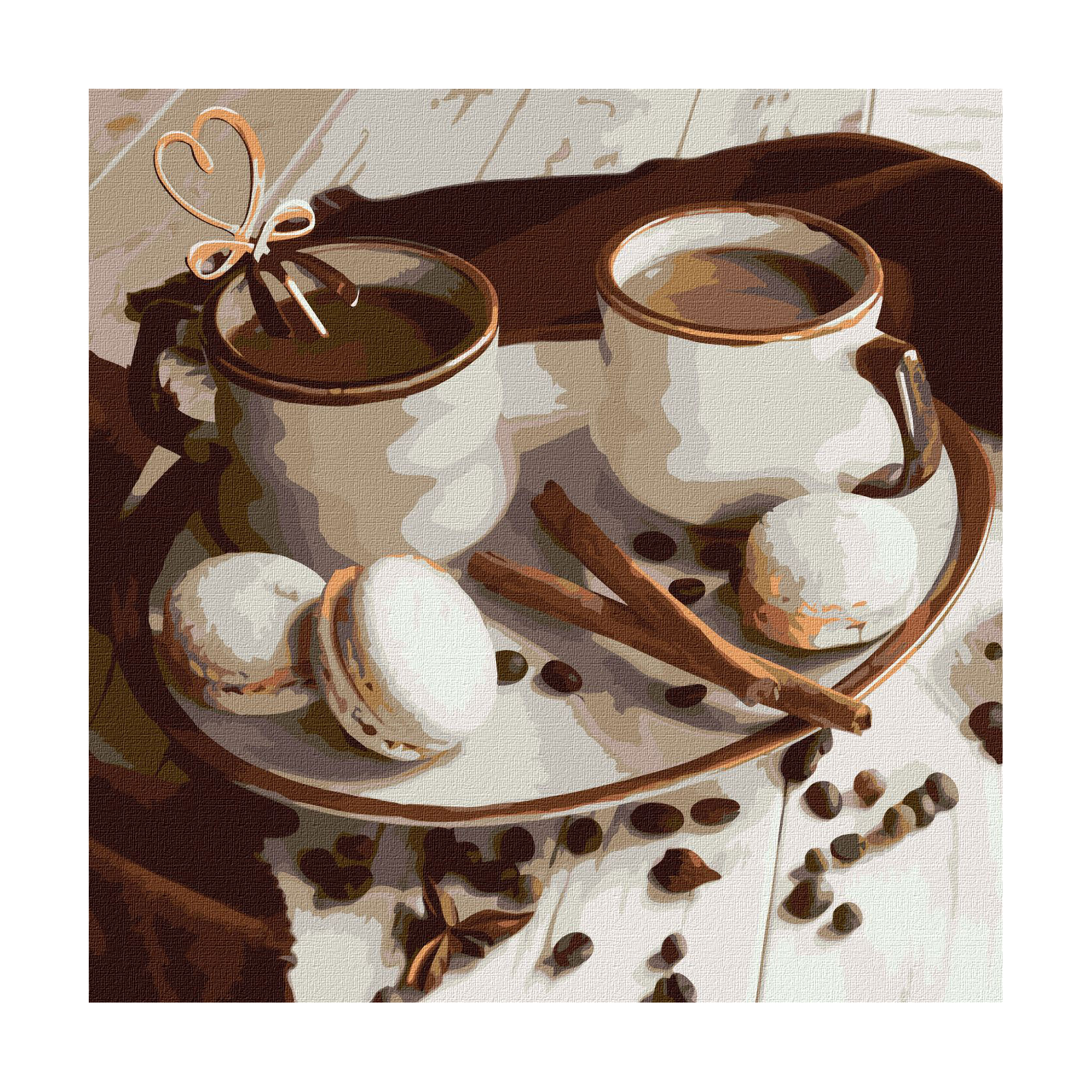 

Картина за номерами Ideyka Кава зі смаком кохання, 40*40 см (KHO5645)