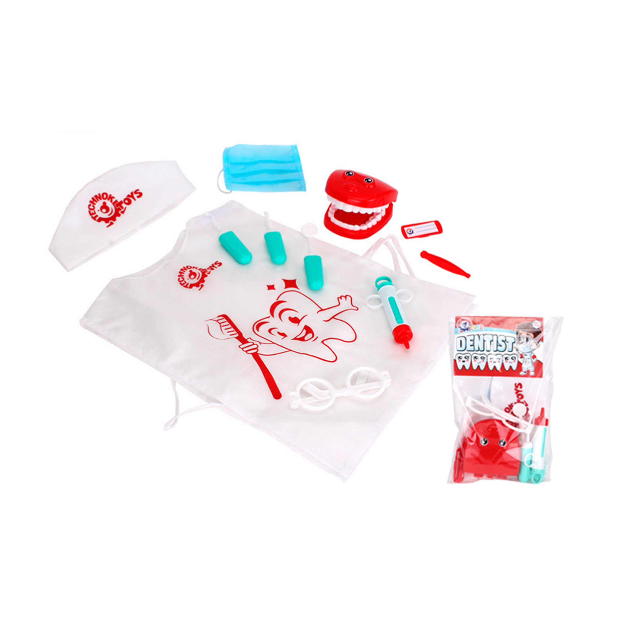 

Уцінка! Дитячий ігровий набір TechnoK Стоматолог, 10 деталей, від 3 років (7358)