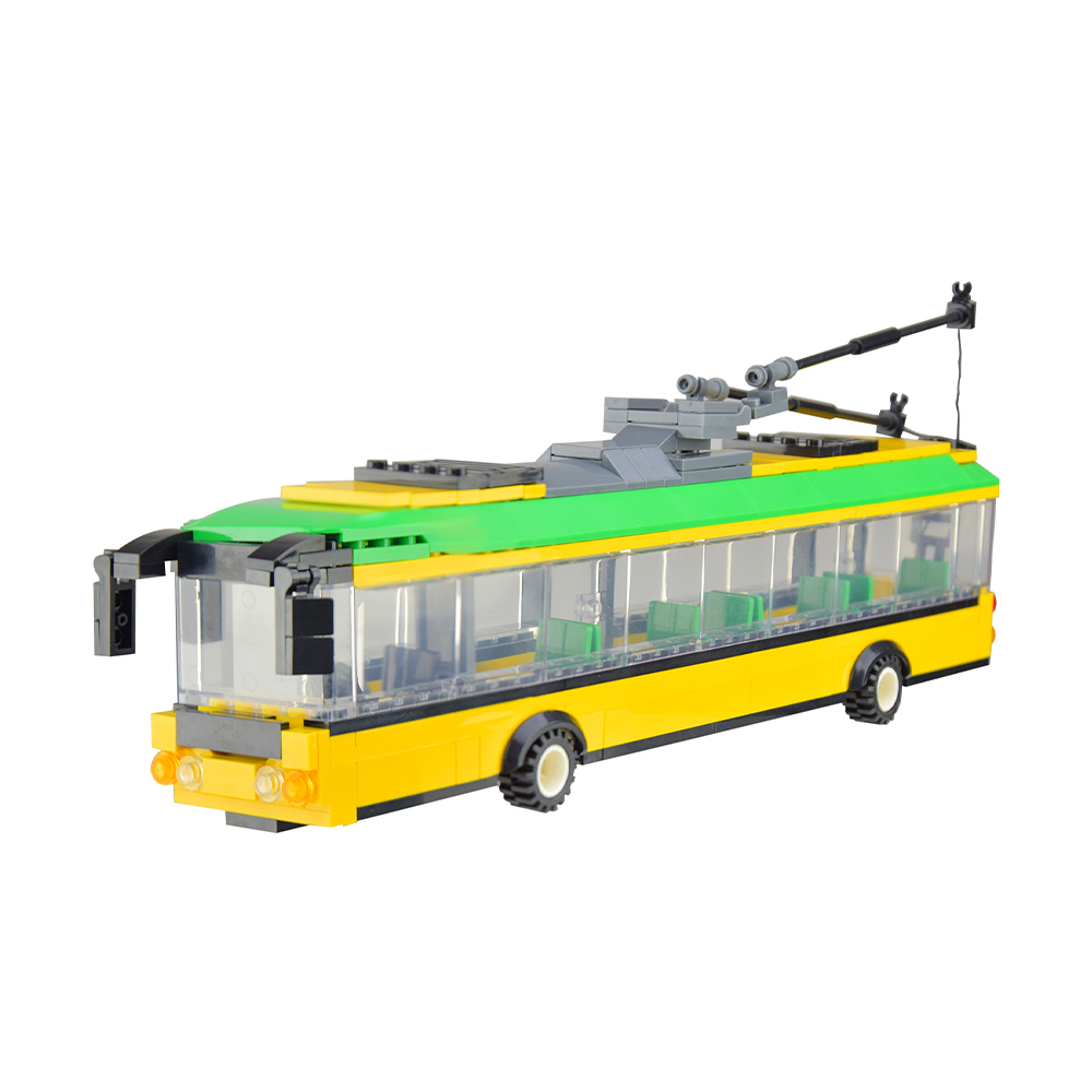 

Конструктор iBlock Create & Play Тролейбус жовтий, 281 деталь, від 6 років (PL-921-379)