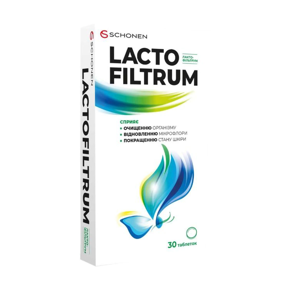 

Лактофільтрум бьюті-сорбент для краси шкіри Schonen Lactofiltrum, 30 таблеток