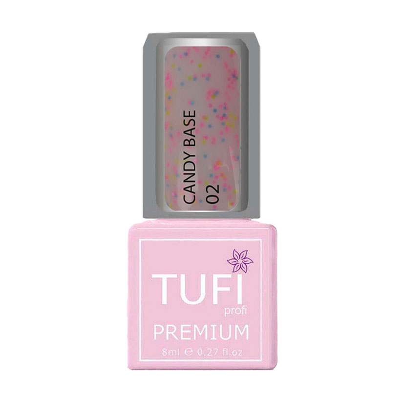 

База для гель-лаку Tufi profi Premium Candy Base, 02 Макарун, 8 мл