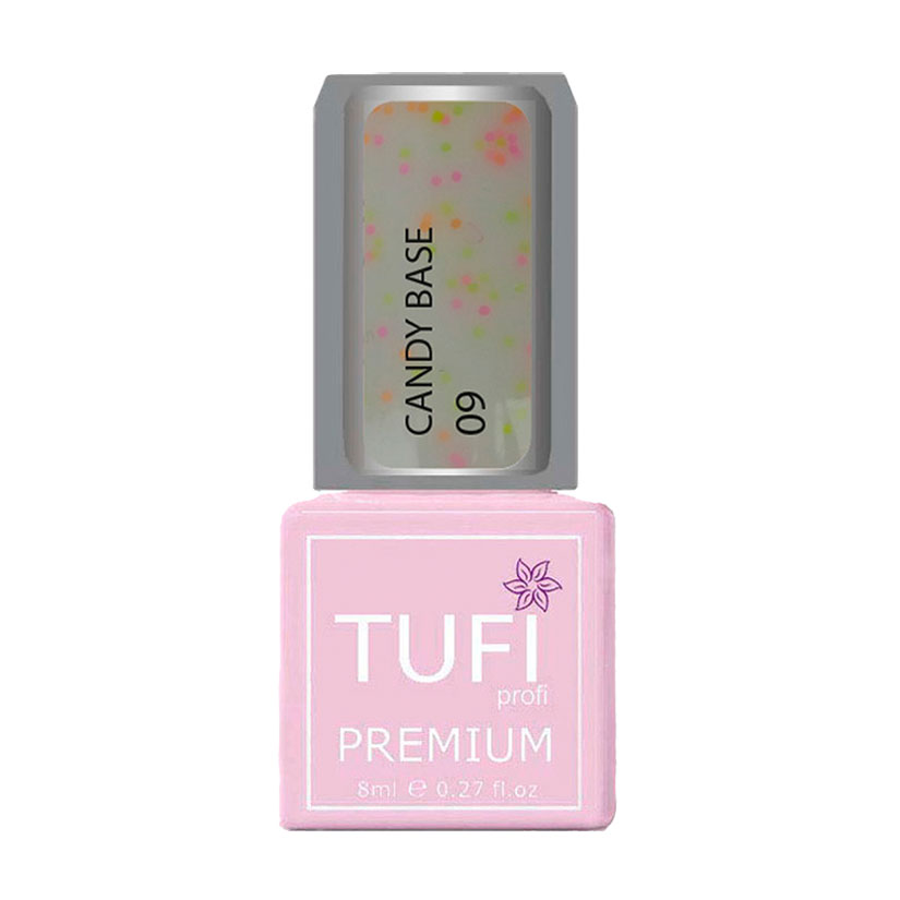 

База для гель-лаку Tufi profi Premium Candy Base, 09 Парфе, 8 мл