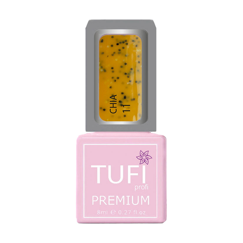 

Уцінка! Гель-лак для нігтів Tufi profi Premium Chia, 11 Соковита диня, 8 мл