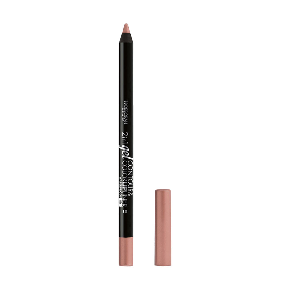 

Олівець для губ Deborah 2in1 Gel Contour & Color Lip Liner 01 Nude Rose, 1.3 г