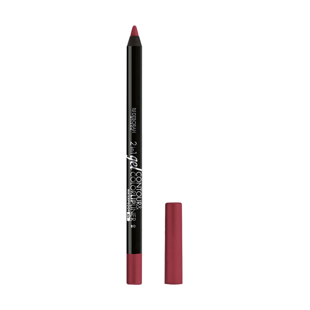 

Олівець для губ Deborah 2in1 Gel Contour & Color Lip Liner 04 Plum Rose, 1.3 г