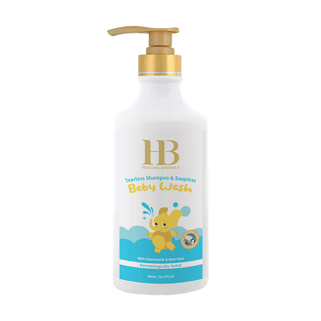 

Шампунь-гель для немовлят Health And Beauty Tearless Shampoo & Soapless Baby Wash з ромашкою та алое вера, 780 мл