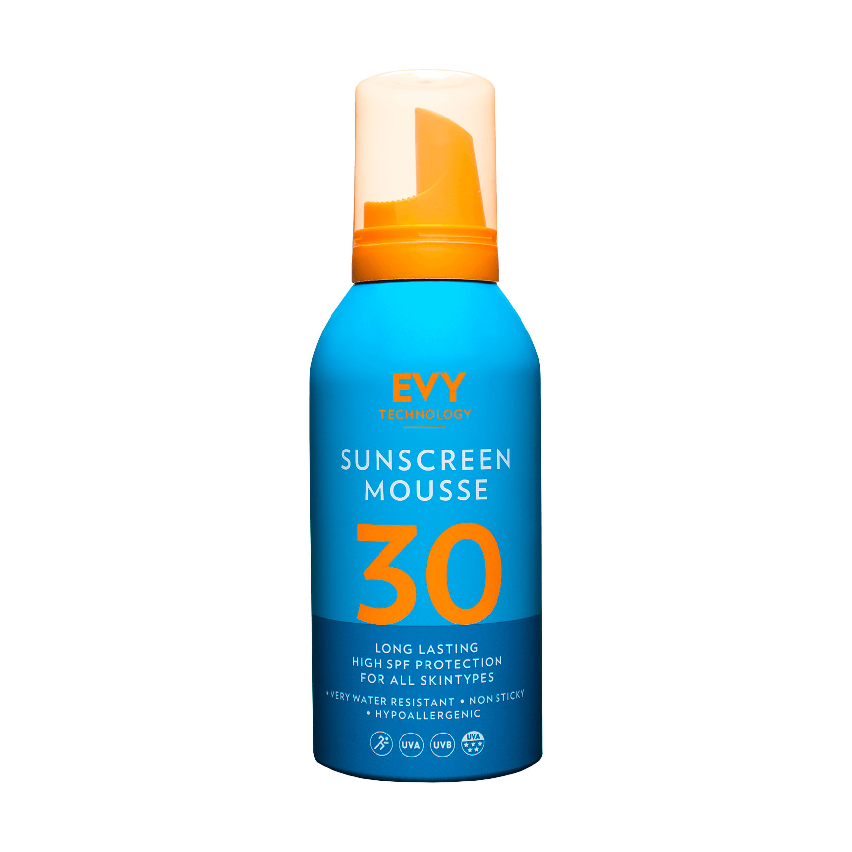 

Уцінка! Сонцезахисний мус для тіла EVY Technology Sunscreen Mousse, SPF 30, 150 мл