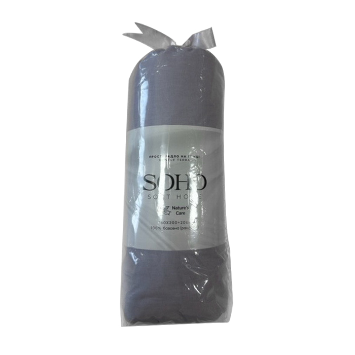 

Простирадло на резинці Soho Gentle Terra, 160*200+20 см (6891082)