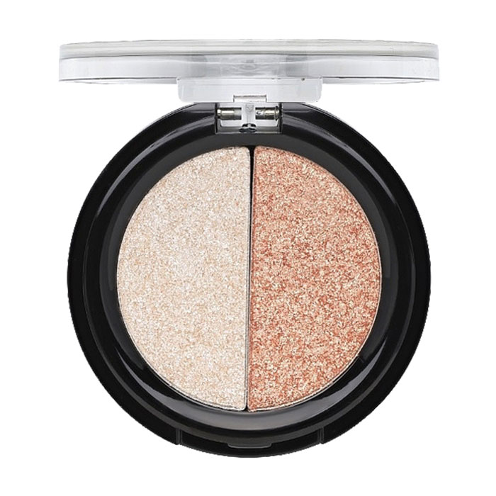 

Тіні для повік Aden Shine Eyeshadow Powder Duo 01 Beige, 1.7 г