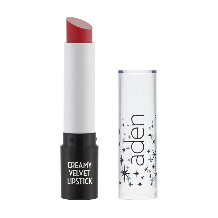 

Уцінка! Зволожувальна кремова помада для губ Aden Creamy Velvet Lipstick 07 Sour Cherry, 3 г