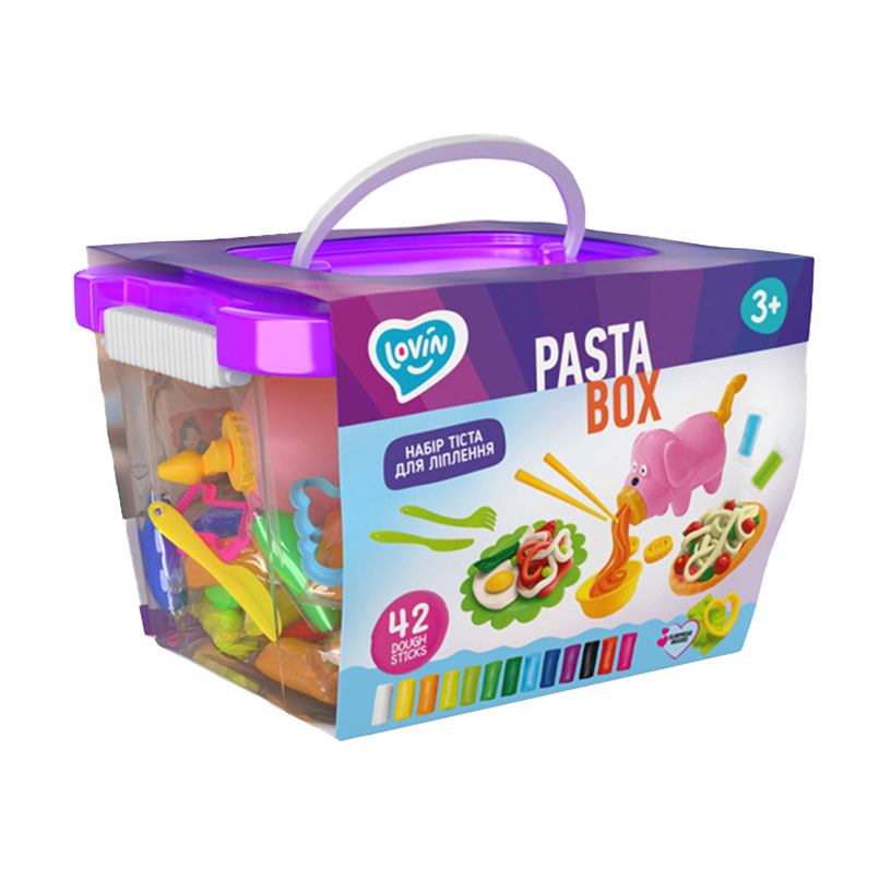 

Набір для ліплення з тістом Lovin Pasta Box 42 елементи, від 3 років (41138)