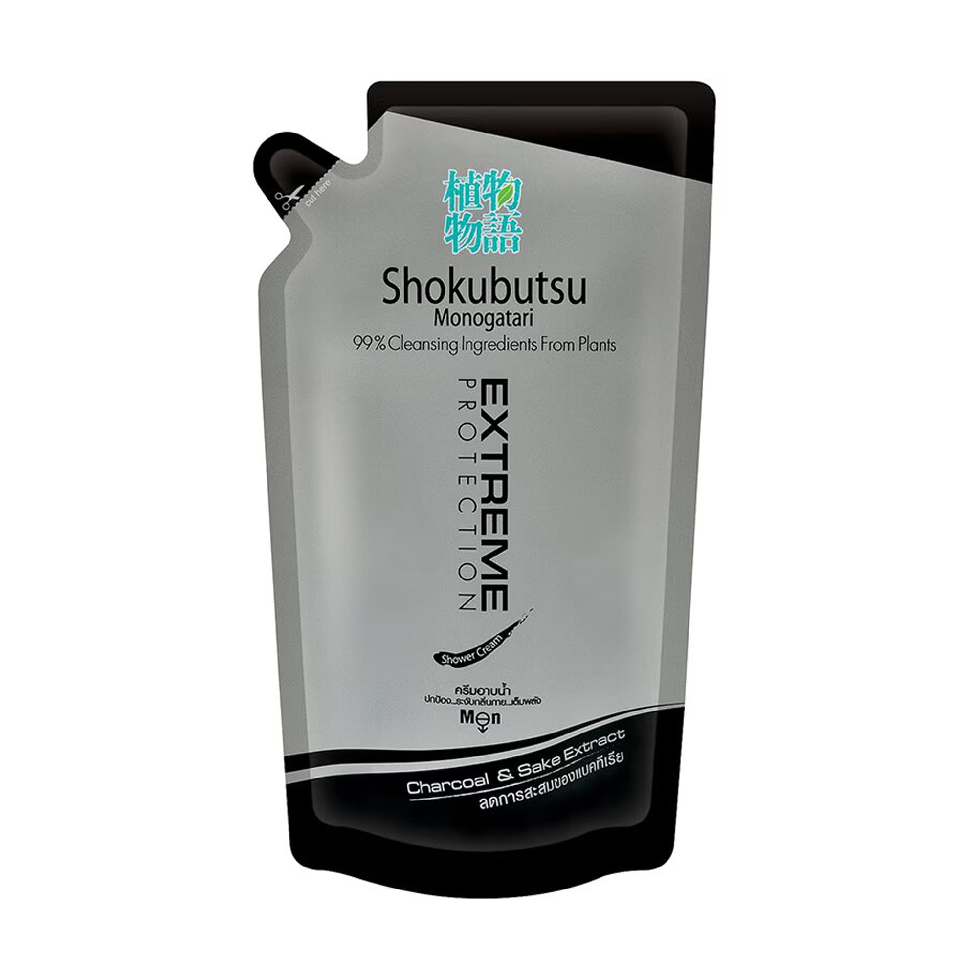 

Чоловічий крем-гель для душу Shokubutsu Monogatari Extreme Protection Екстремальний захист, 500 мл (запаска)