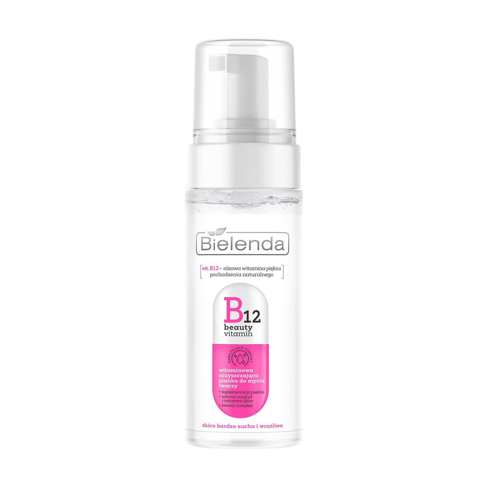 

Уцінка! Очищувальна пінка для обличчя Bielenda B12 Beauty Vitamin Facial Cleansing Foam, 150 мл