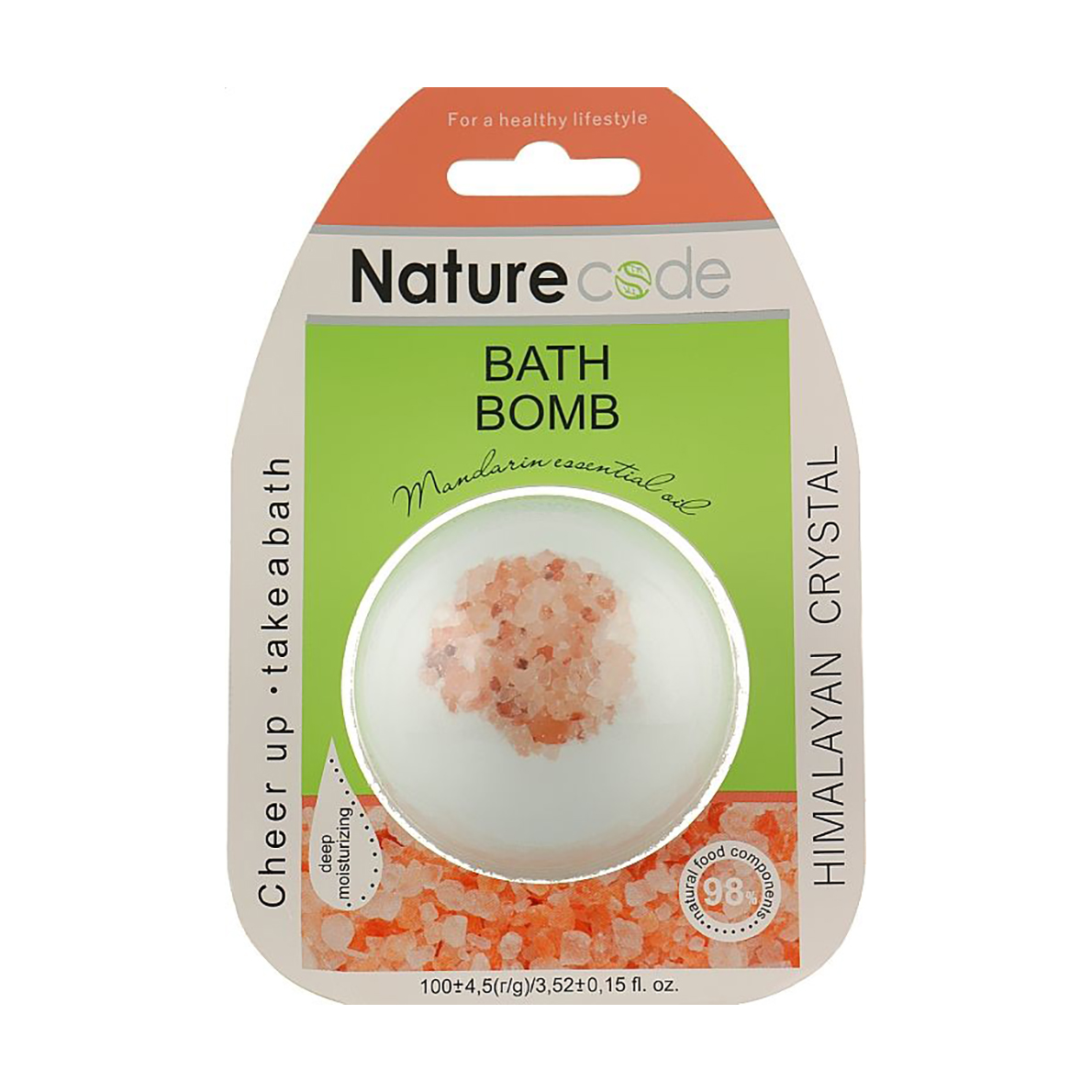 

Бомбочка для ван Nature Code Himalayan Crystal, 100 г (блістер)