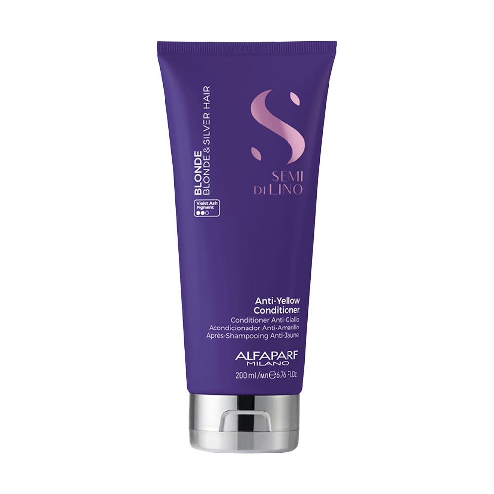 

Кондиціонер Alfaparf Milano Semi Di Lino Blonde Anti-Yellow Conditioner для світлого та знебарвленого волосся, 200 мл