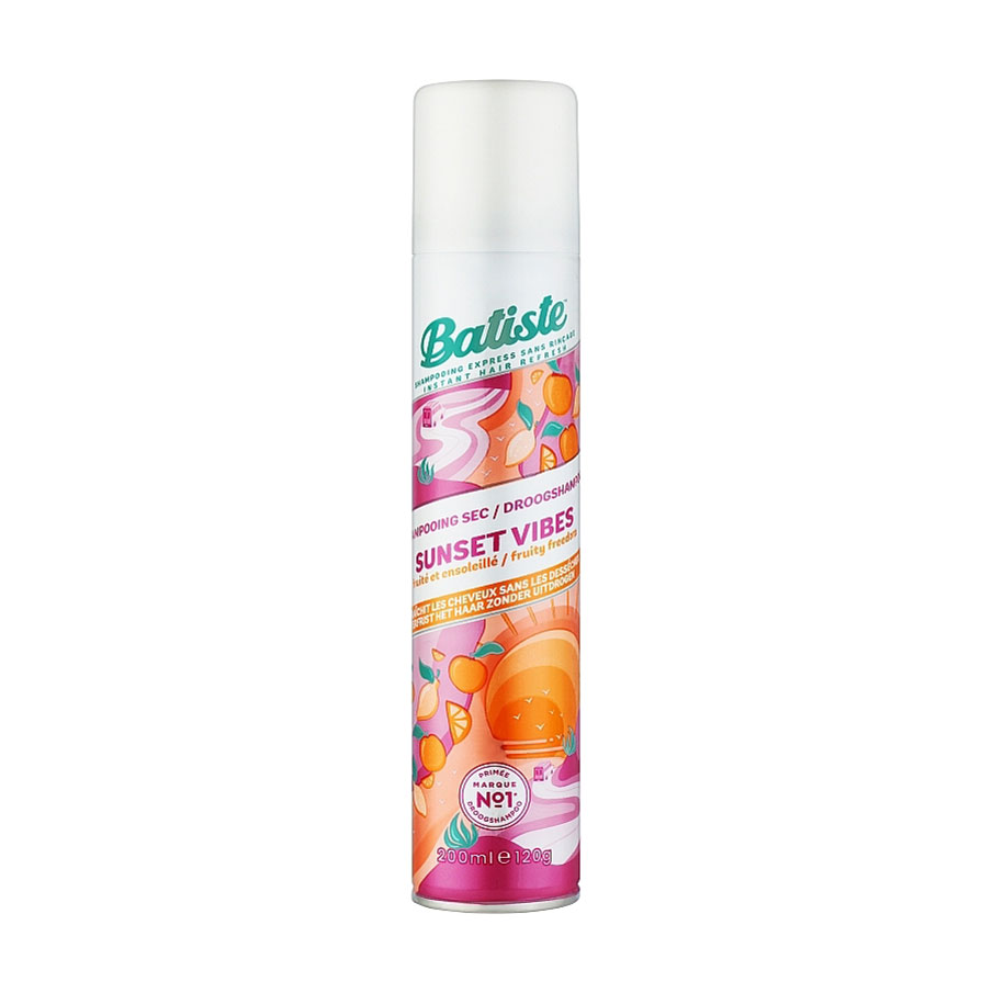 

Уцінка! Сухий шампунь для волосся Batiste Dry Shampoo Sunset Vibes, 200 мл