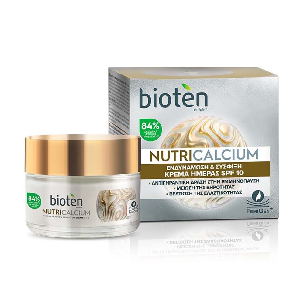 

Зміцнювальний денний крем для обличчя Bioten Nutri Calcium Strengthening & Firming Day Cream SPF 10, 50 мл