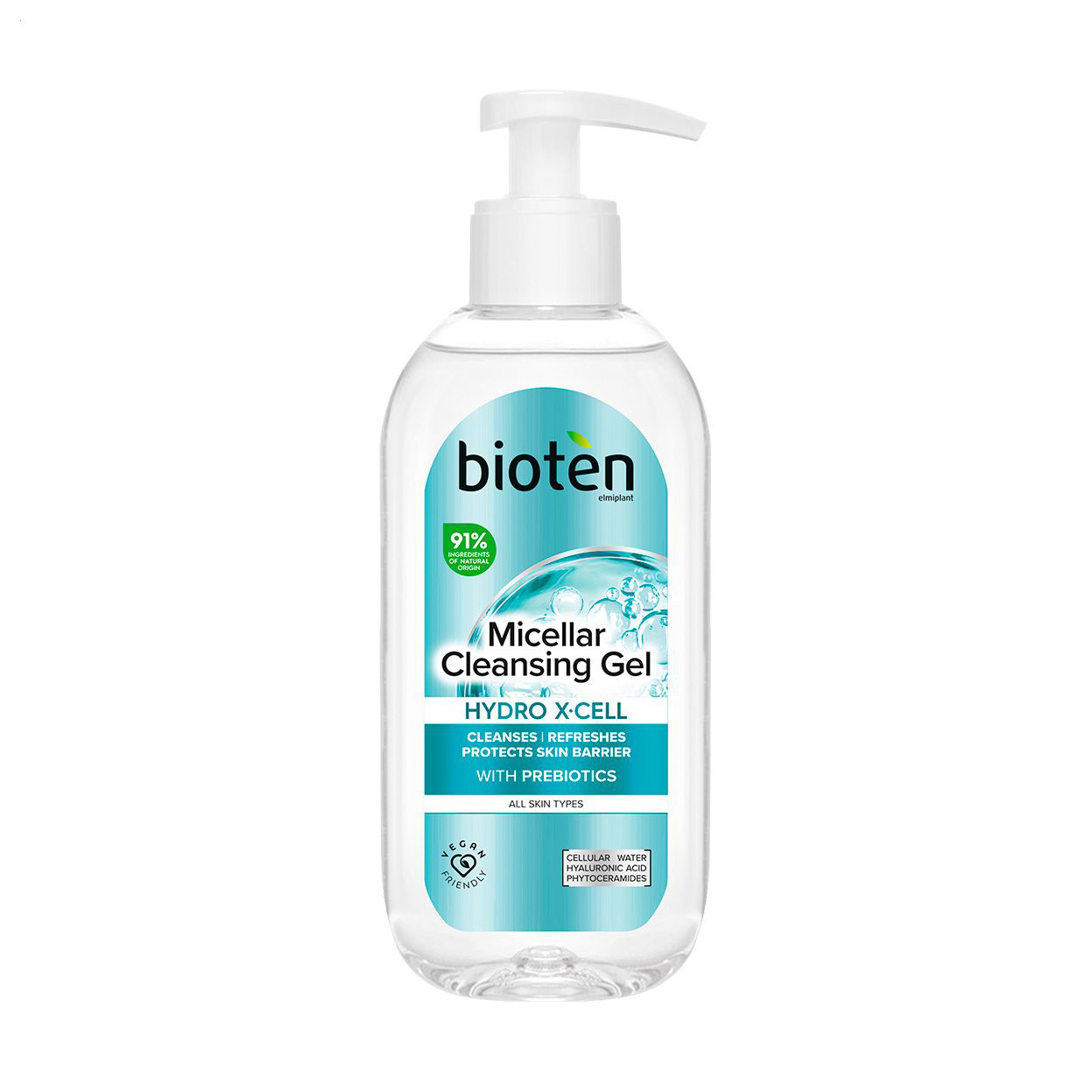 

Очищувальний міцелярний гель для обличчя Bioten Hydro X-Cell Micellar Cleansing Gel, 200 мл