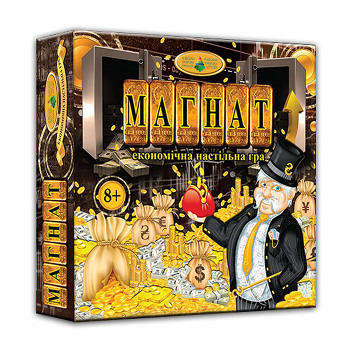 

Настільна гра Київська Фабрика Іграшок Магнат, від 8 років (1877)