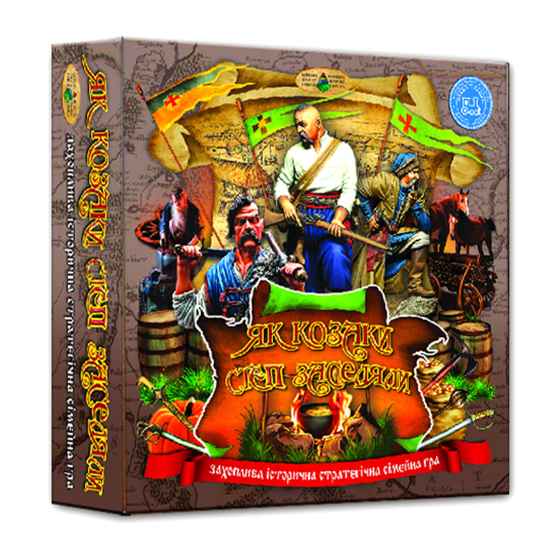 

Настільна гра Київська фабрика іграшок Як козаки степ заселяли, від 5 років (8230)