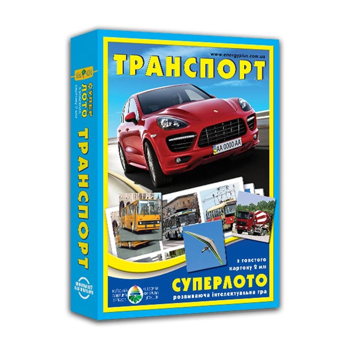

Настільна гра Київська фабрика іграшок Супер Лото. Транспорт, від 3 років (1974)