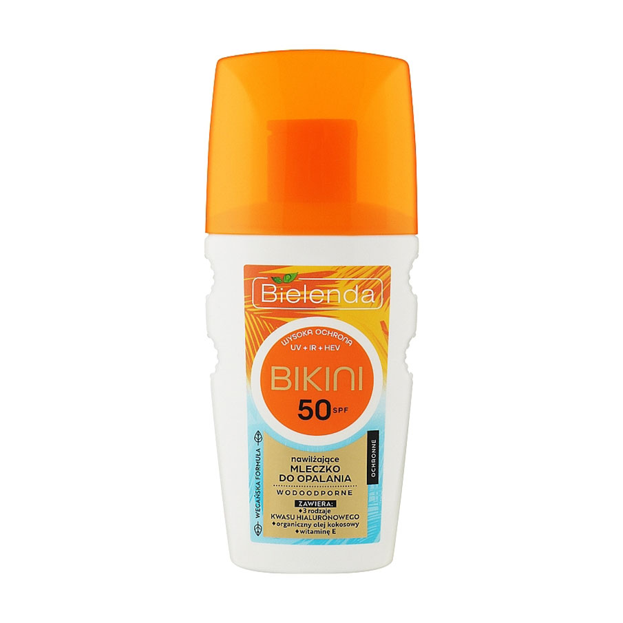 

Уцінка! Зволожувальний сонцезахисний лосьйон для засмаги Bielenda Bikini Sun Lotion SPF 50, 125 мл