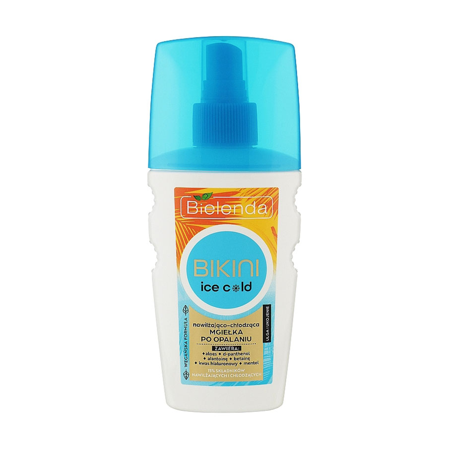 

Зволожувальний та заспокійливий спрей після засмаги Bielenda Bikini After-Sun Mist Ice Cold, 150 мл