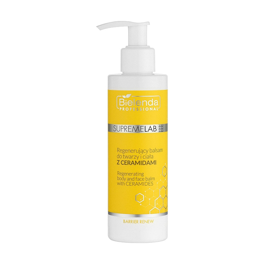

Регенерувальний лосьйон для обличчя та тіла Bielenda Professional Supremelab Barrier Renew Body And Face Balm з церамідами, 190 мл