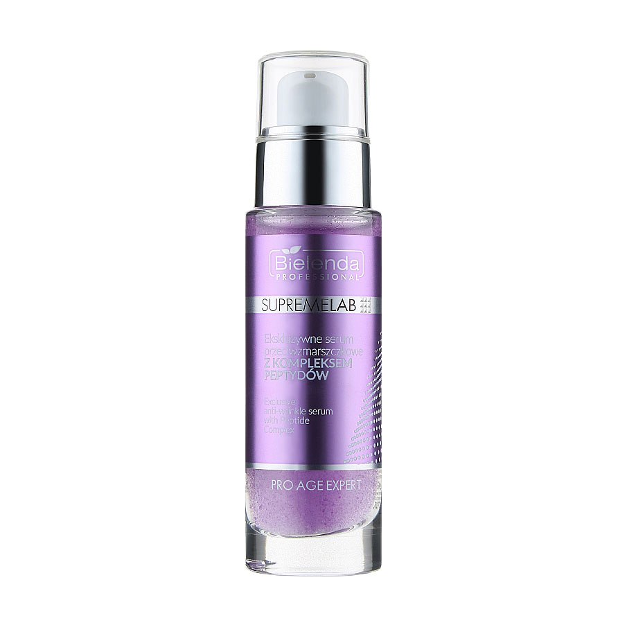 Уцінка! Сироватка для обличчя Bielenda Professional Supremelab Pro Age Expert Serum проти зморщок, з пептидним комплексом, 30 мл