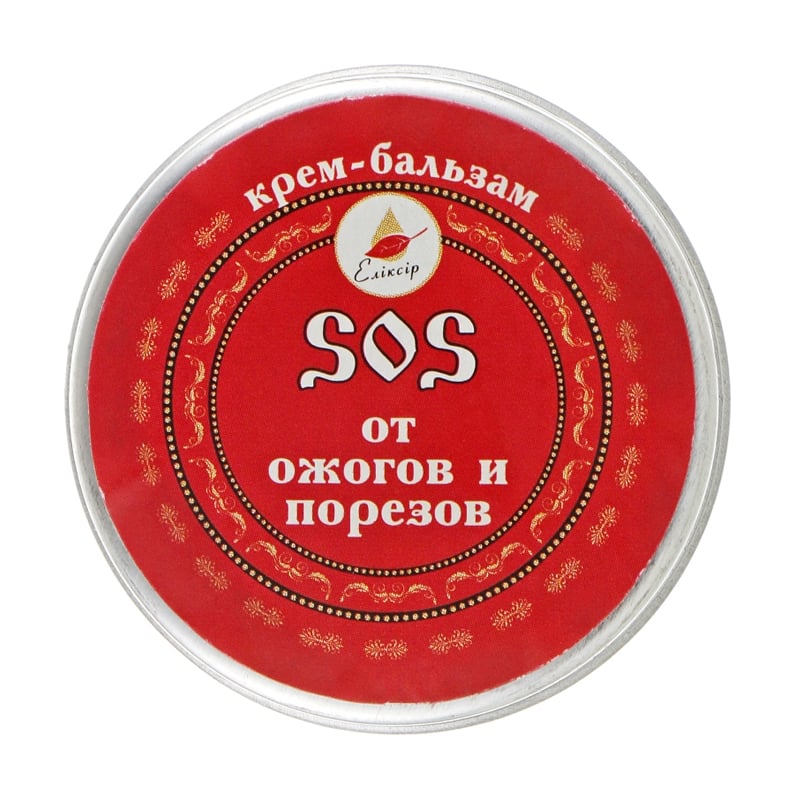 

Крем-бальзам Еліксір SOS від опіків та порізів, 10 мл