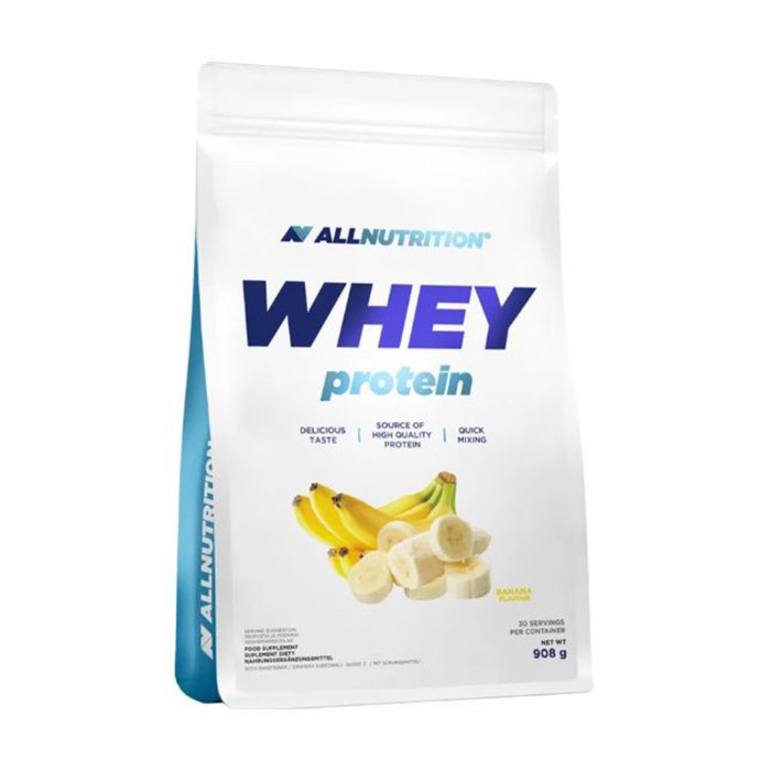 

Протеїн AllNutrition Whey Protein в порошку, зі смаком банана, 908 г